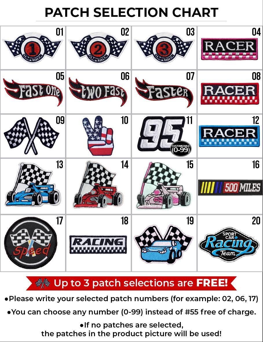 Family Racing Pit Crew Outfits — front view