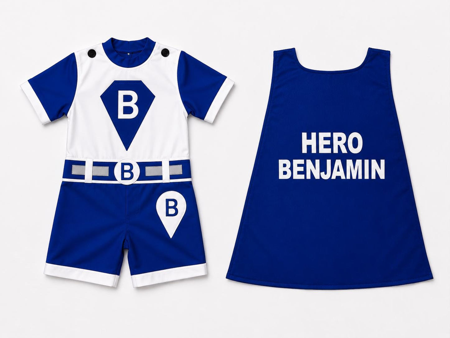 Personalized Superhero Costume for Boys — front view
