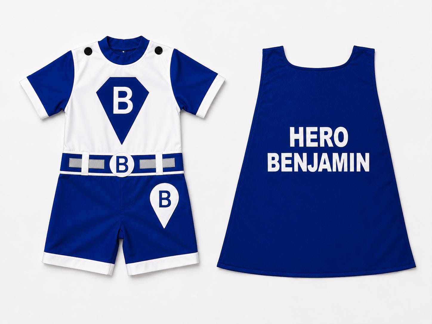 Personalized Superhero Costume for Boys — front view