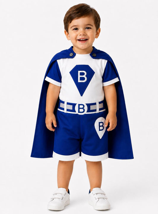 Personalized Superhero Costume for Boys