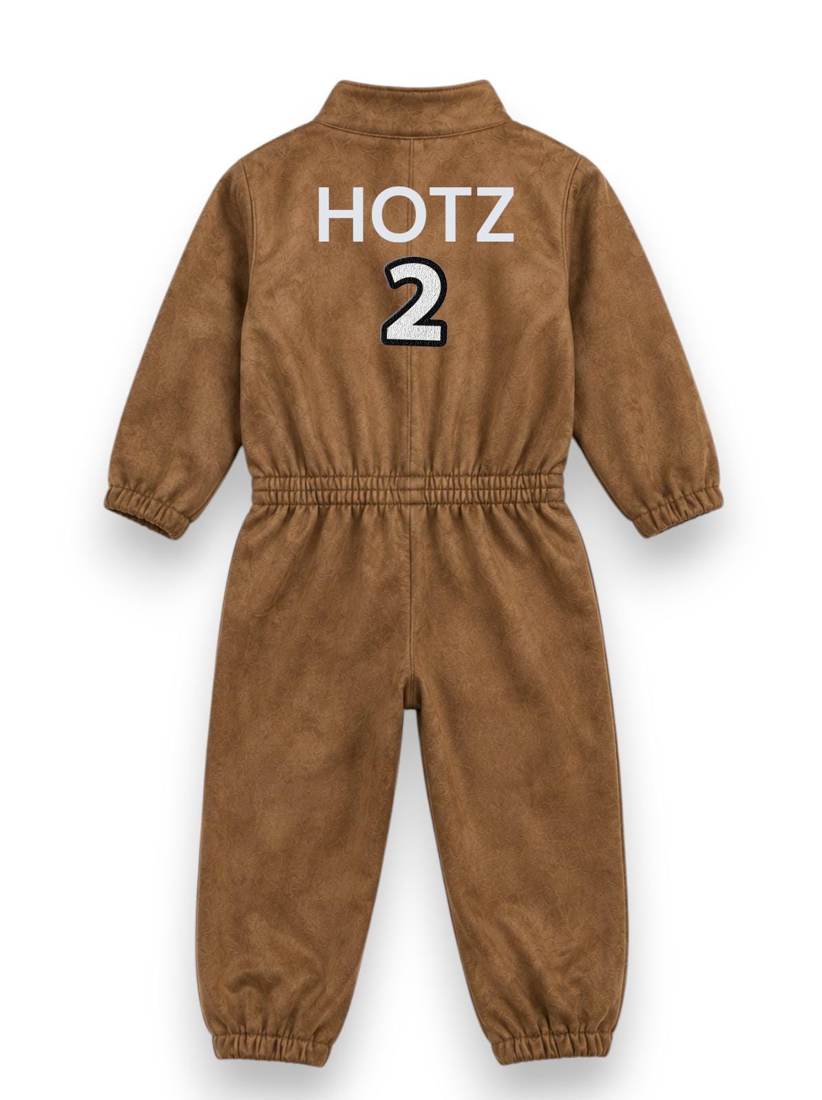 Brown aviator pilot costume for kids with fur-lined pilot cap — photo 5